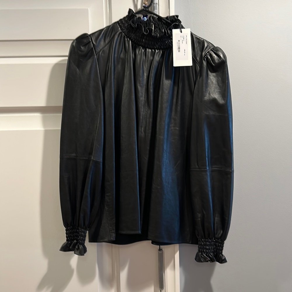 Ba&sh leather top